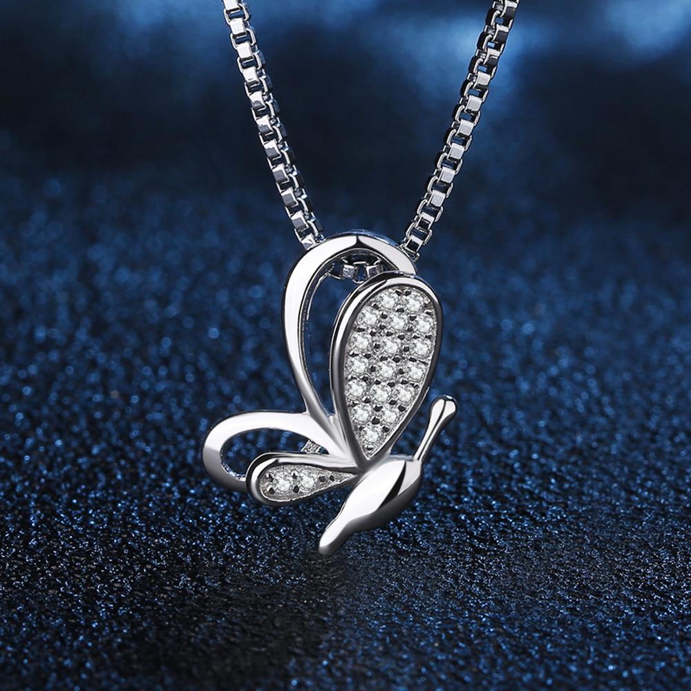 Butterfly Pendant Ladies Silver Jewelry