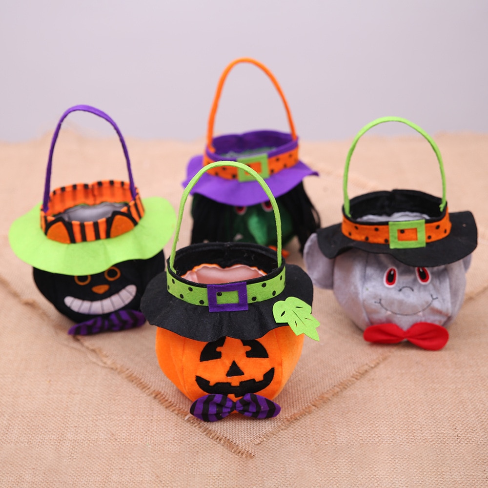 Halloween Basket Candy Tote Bag