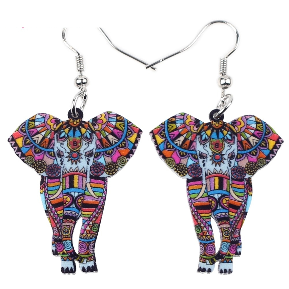 Elephant Earrings Fashion Accessory