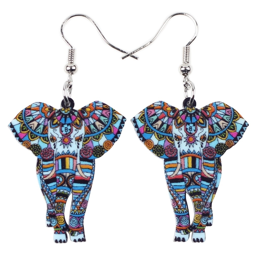 Elephant Earrings Fashion Accessory