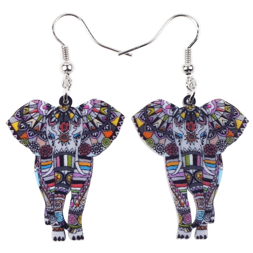 Elephant Earrings Fashion Accessory