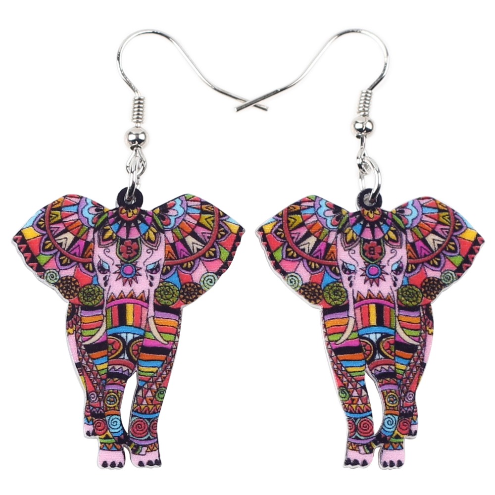 Elephant Earrings Fashion Accessory