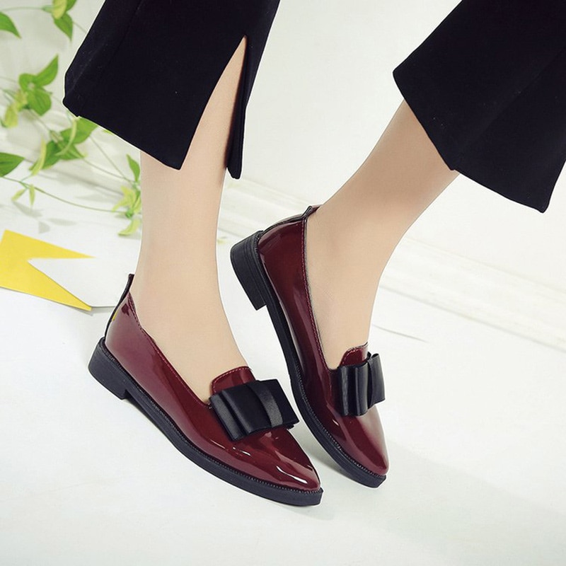 Loafers Women Low Heel Shoes