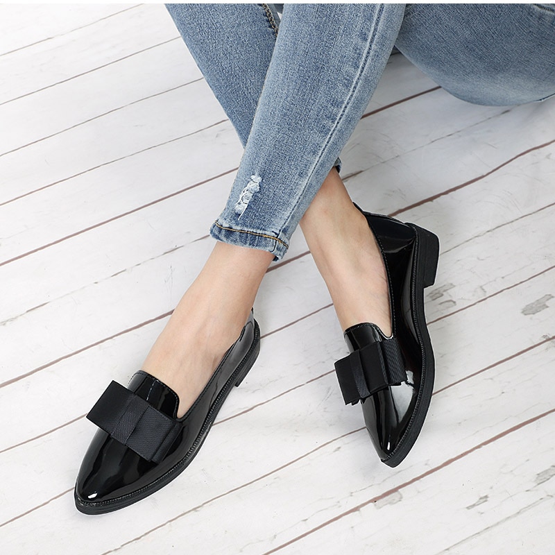 Loafers Women Low Heel Shoes