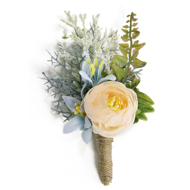 Boutonniere Corsage Wedding Artificial