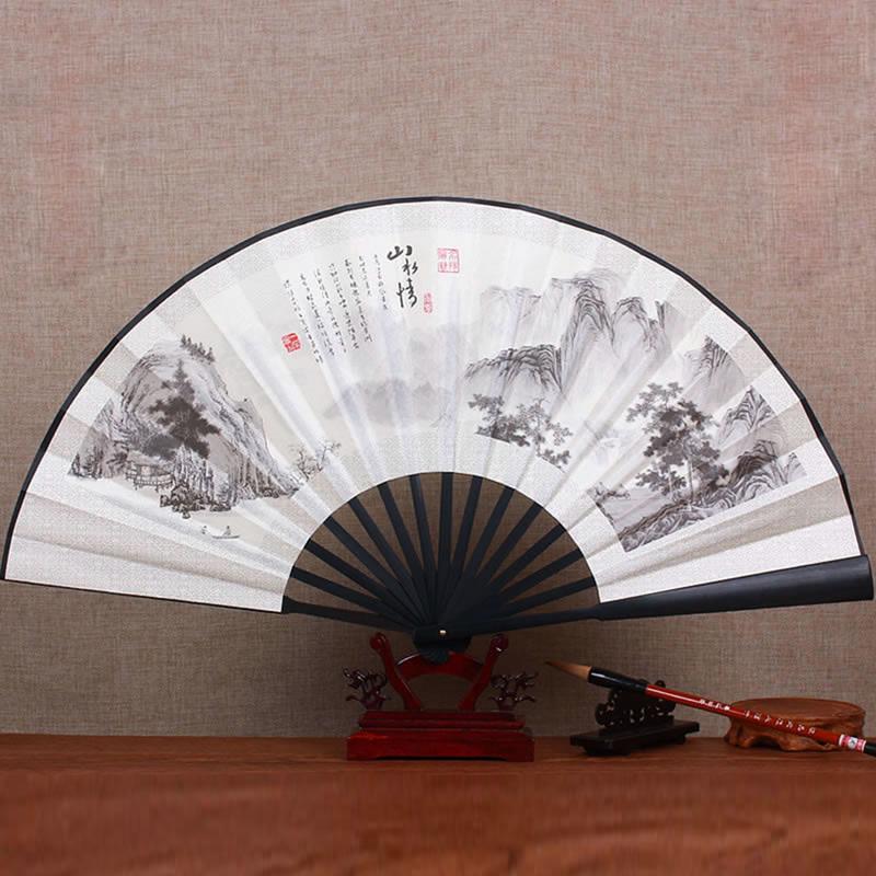 Chinese Fan Blank Silk Cloth