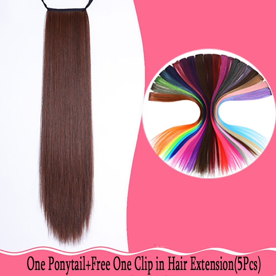 Ponytail Hair Extensions Synthetic Hair