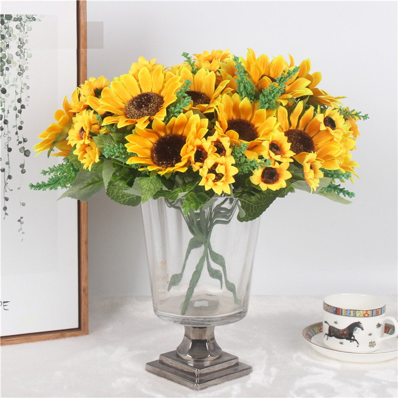 Artificial Sunflowers Decor 1 Bouquet