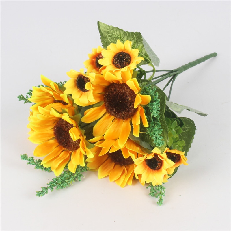 Artificial Sunflowers Decor 1 Bouquet