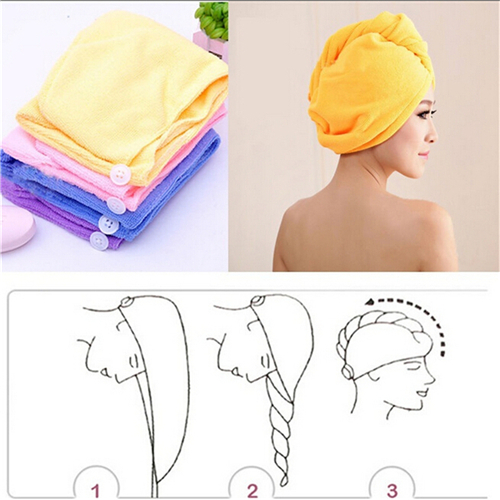 Hair Drying Towel Head Wrap