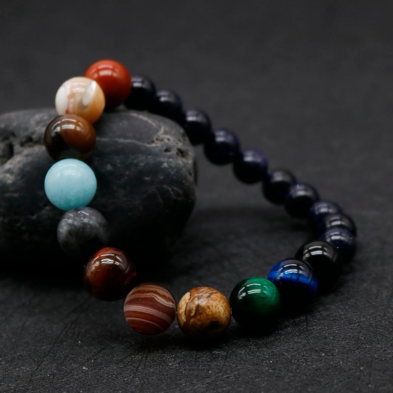 Planet Bracelet Crystal Stone Beads