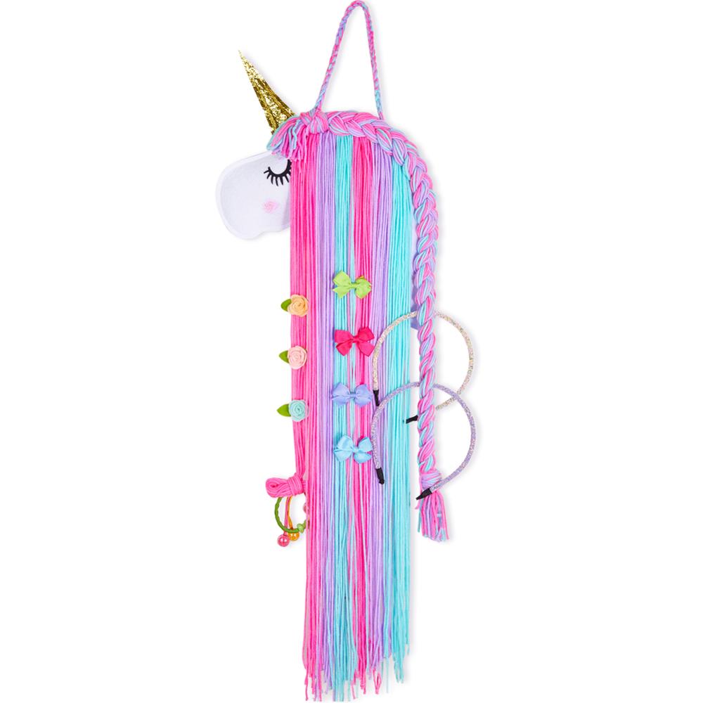 Hair Bow Holder Hanging Unicorn Design