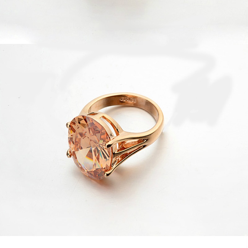 Fancy Ring Rose Gold Women Jewelry