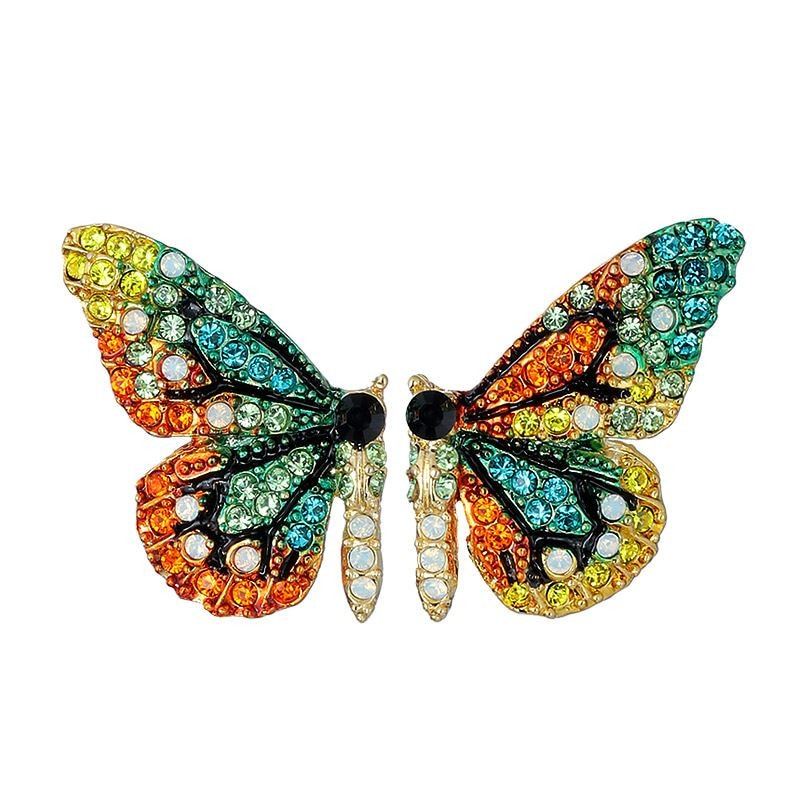 Butterfly Earrings Colorful Ear Stud