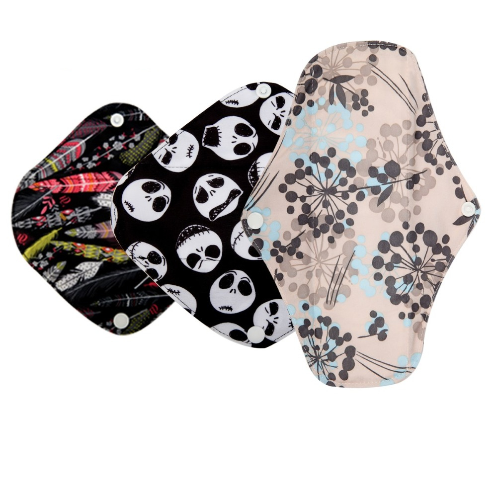 Cloth Menstrual Pad Bamboo Charcoal Liner