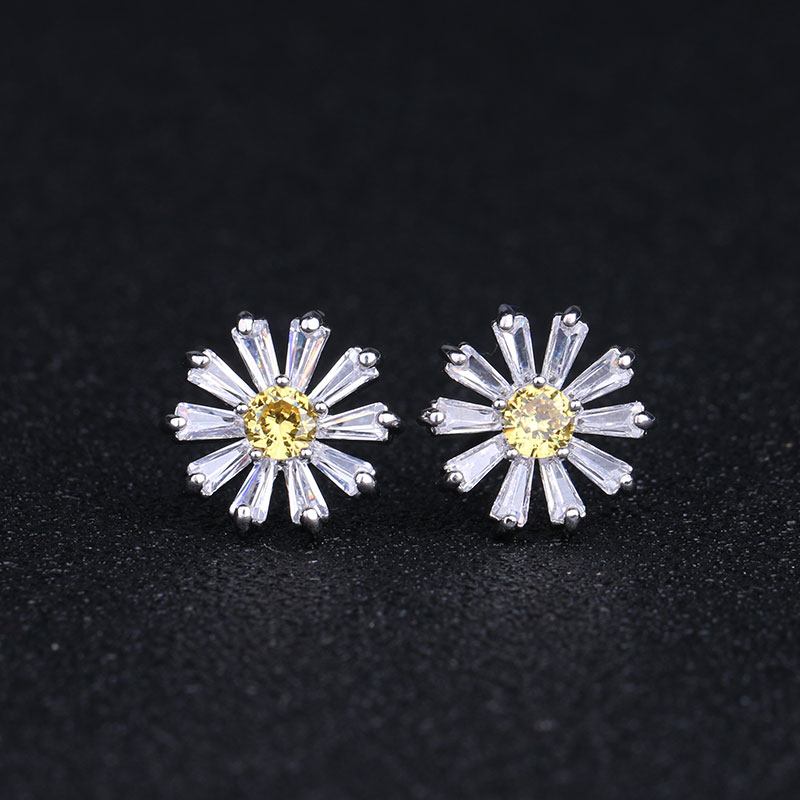 Daisy Earrings Ladies Flower Accessories