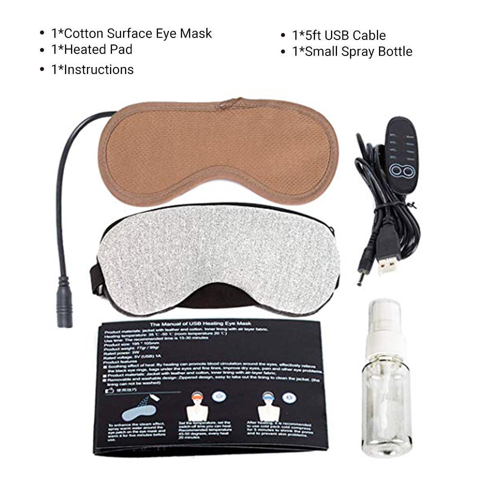 Eye Cover USB Heated Sleep Mask