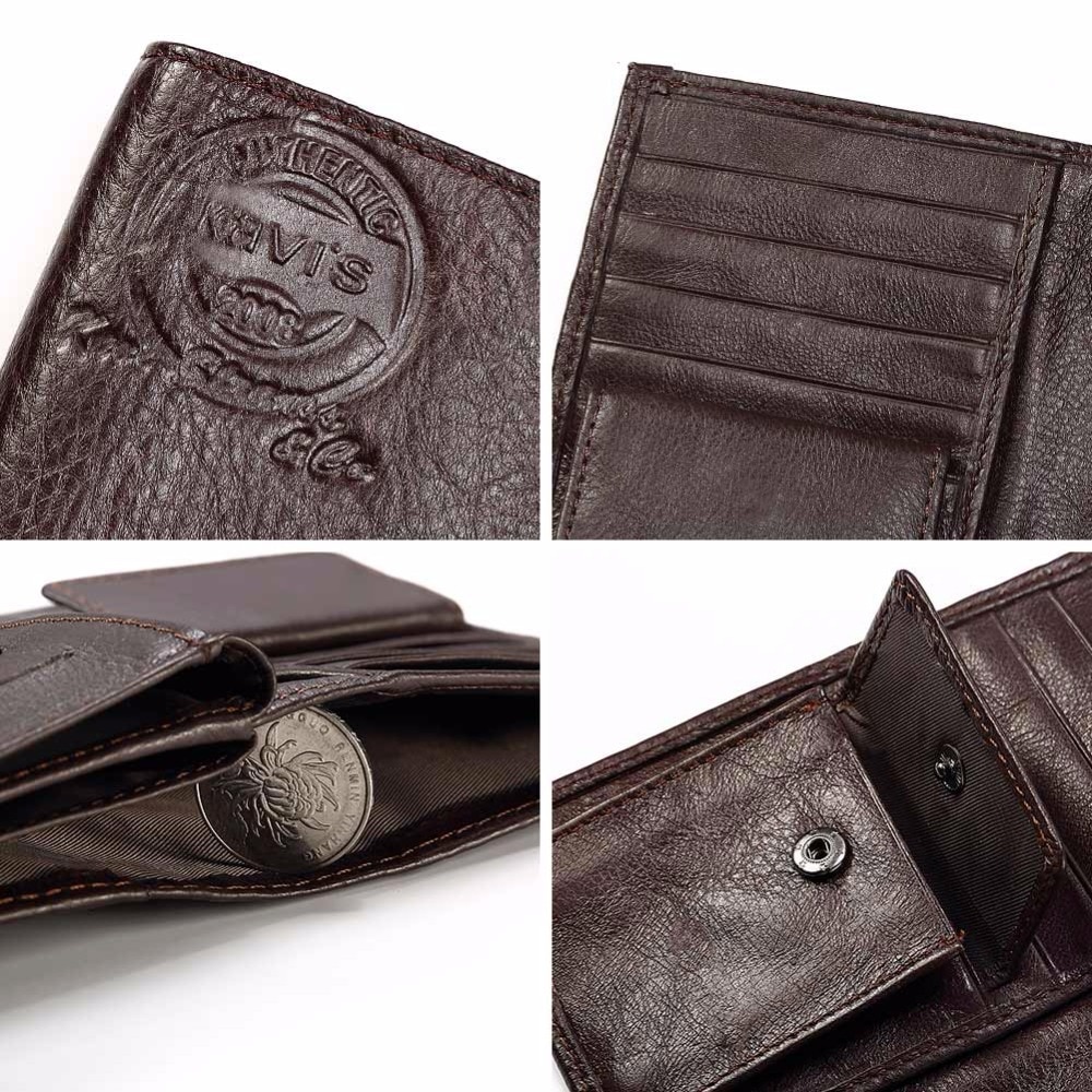 Genuine Leather Wallet Passport Holder