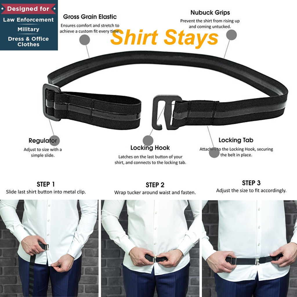 Shirt Holder Adjustable Tuck-It Belt