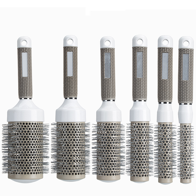 Round Hair Brush Ceramic Iron Comb