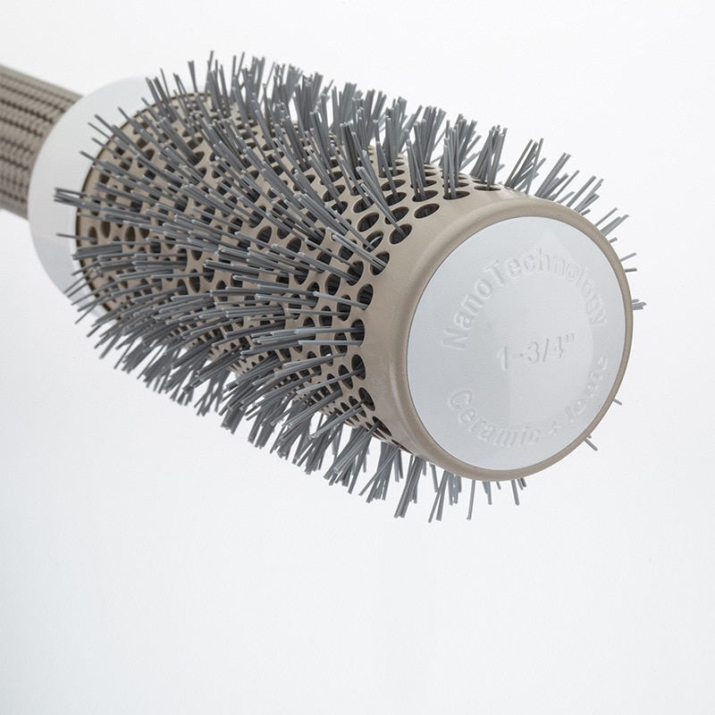 Round Hair Brush Ceramic Iron Comb