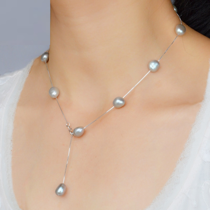 Pearl Necklace Natural Freshwater Pearls