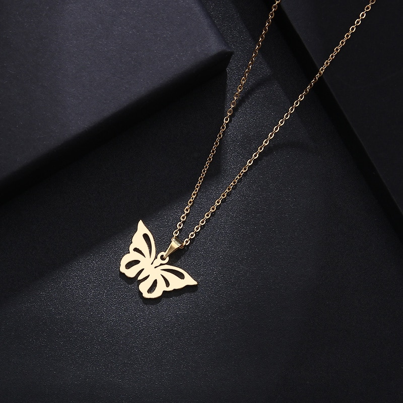 Butterfly Necklace Ladies Jewelry