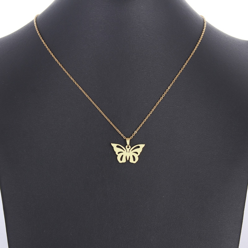 Butterfly Necklace Ladies Jewelry