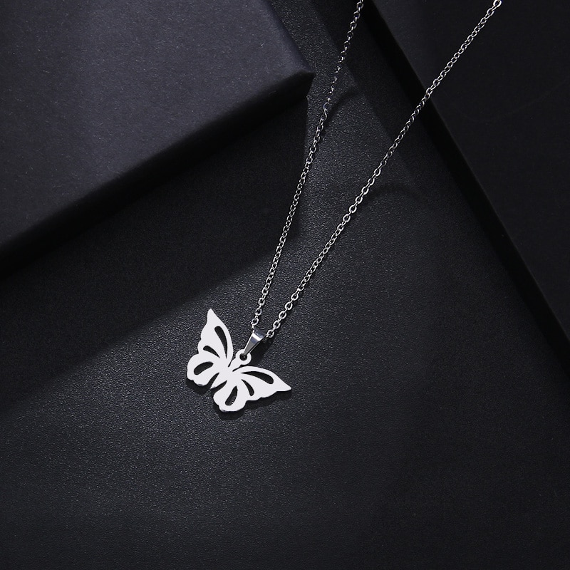 Butterfly Necklace Ladies Jewelry