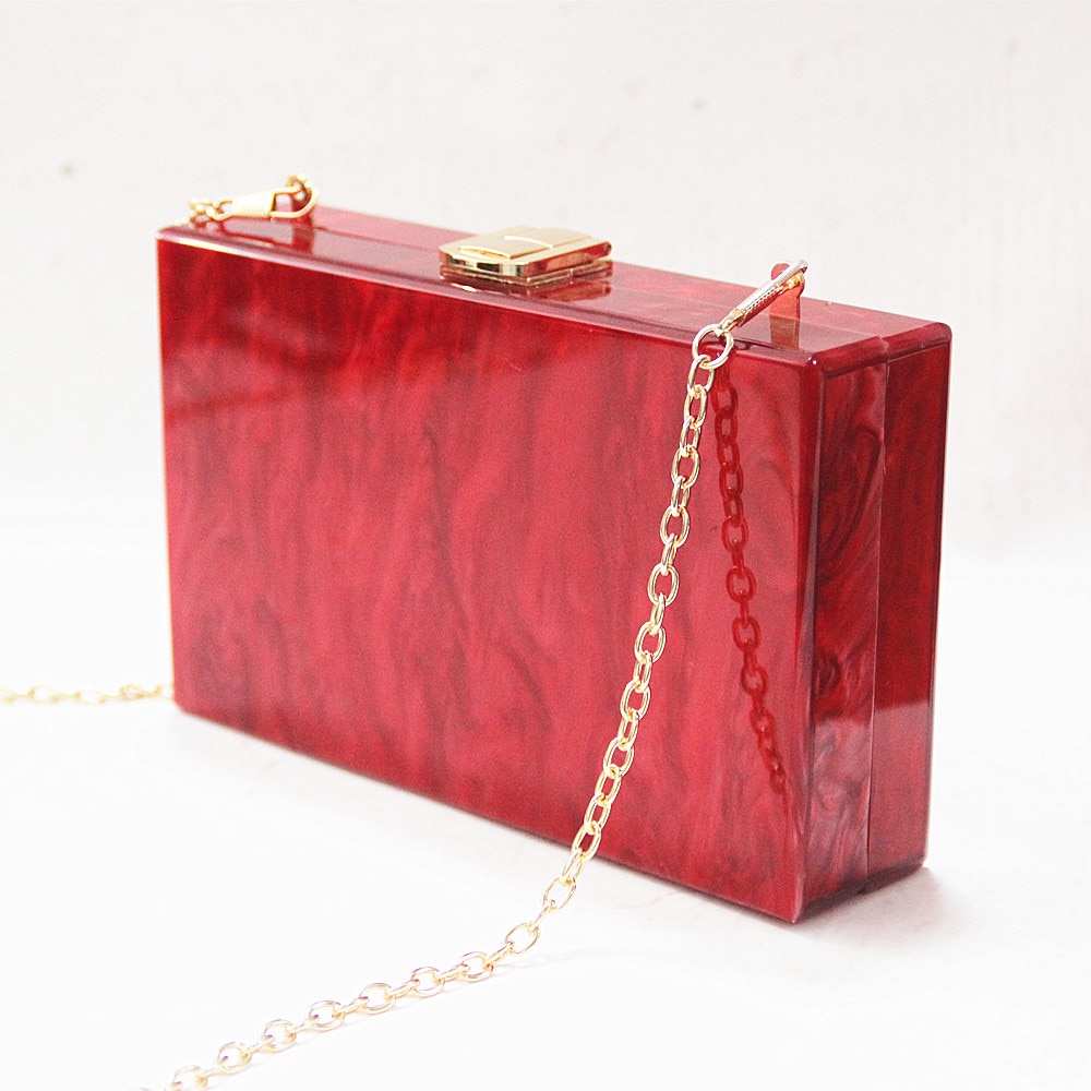 Red Bag Fashionable Solid Handbag