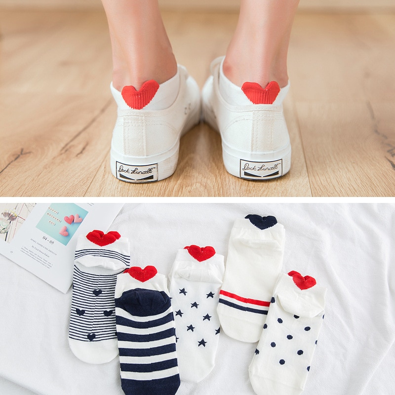 Ladies Socks Cute Footwear (5 Pairs)