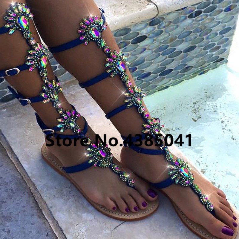 Gladiator Sandals Ladies Flats