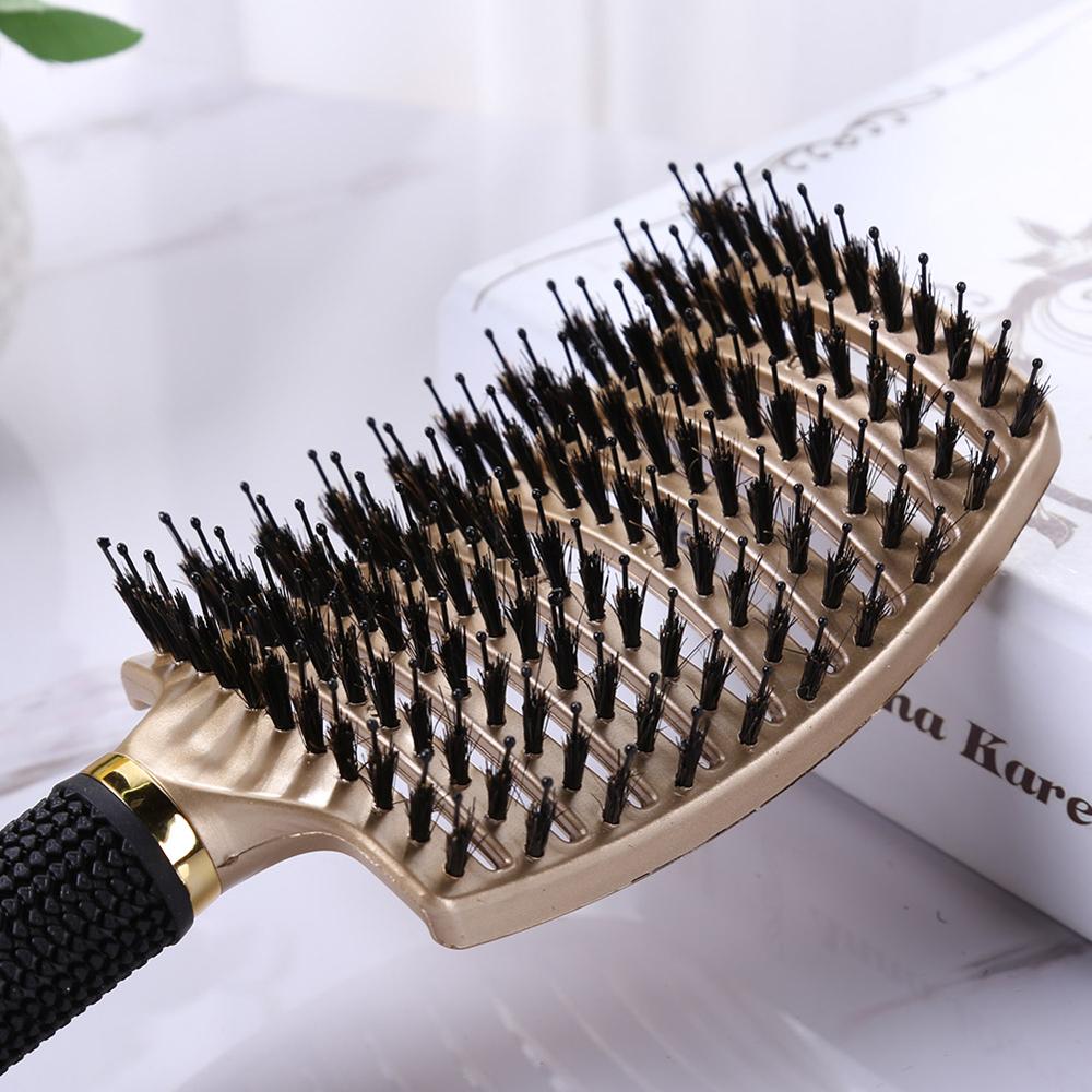 Bristle Brush Hairstyling Massage Comb