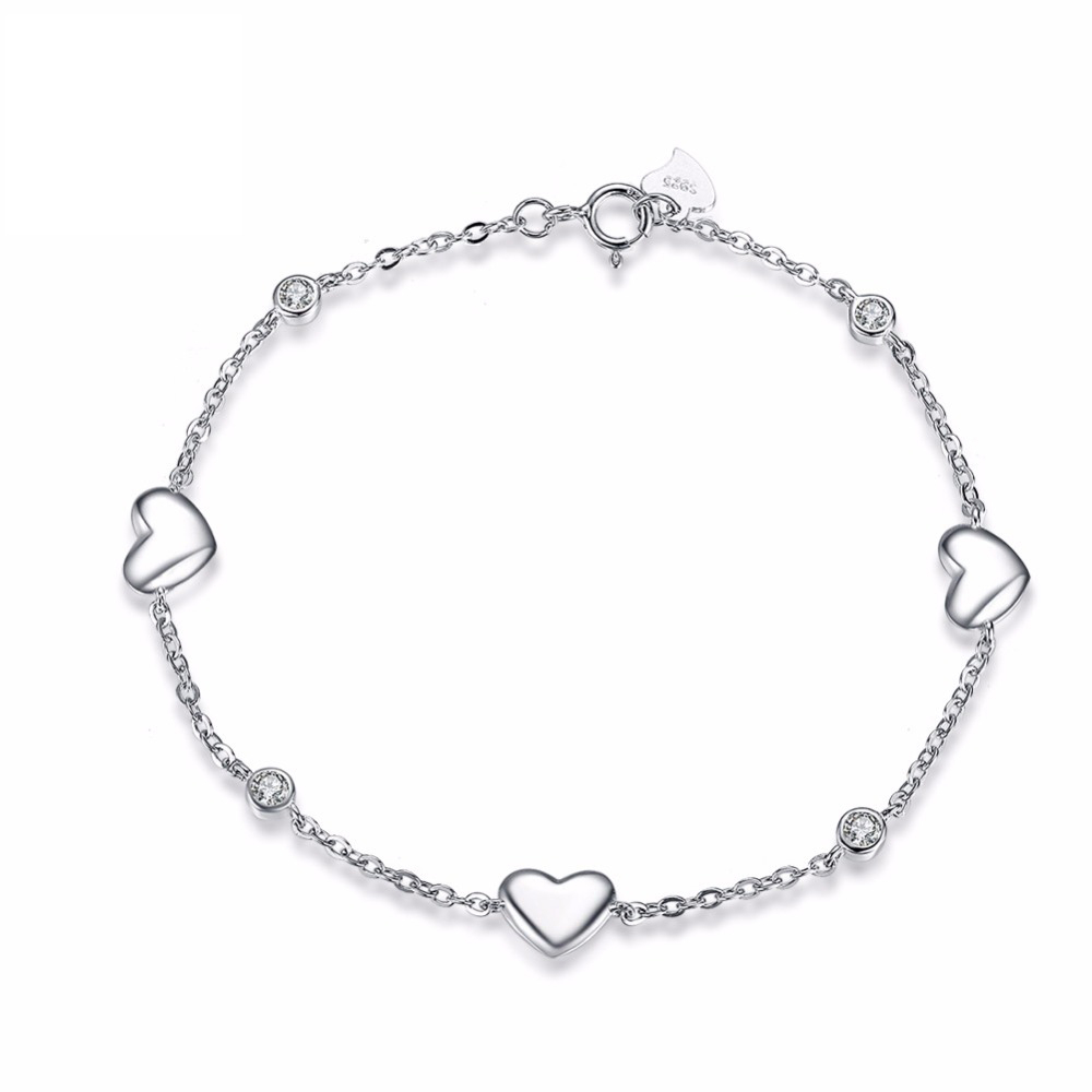 Sterling Silver Bracelets Ladies Jewelry