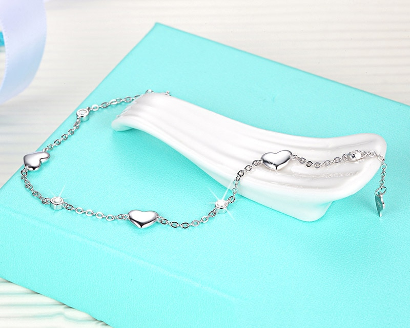 Sterling Silver Bracelets Ladies Jewelry