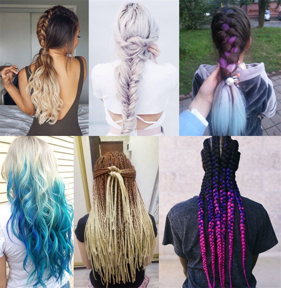 Braiding Hair Extensions Ombre Braids