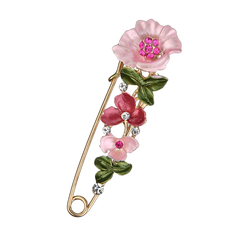 Brooch Floral Pin Cloth Accessory