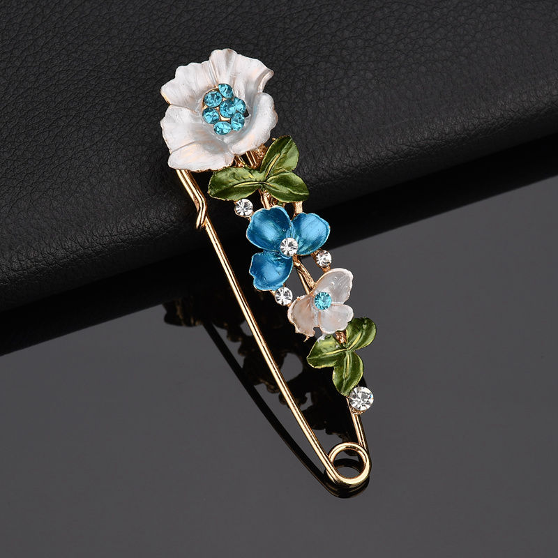 Brooch Floral Pin Cloth Accessory