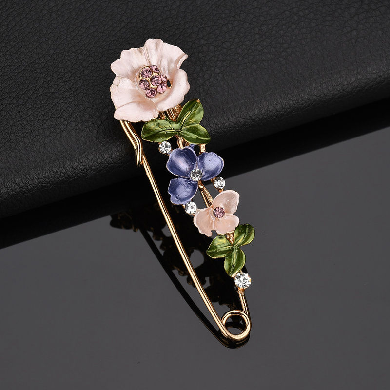 Brooch Floral Pin Cloth Accessory