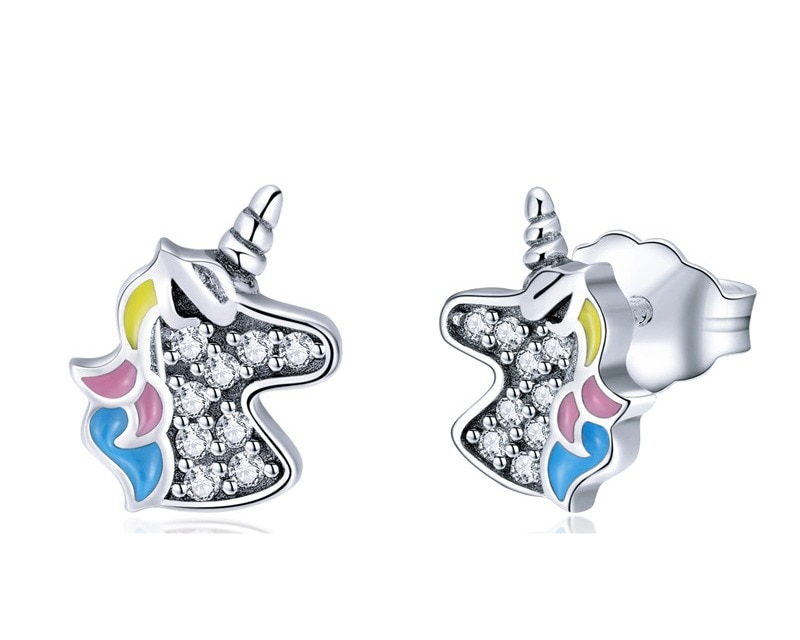 Unicorn Earrings Ladies Fashion Jewelry