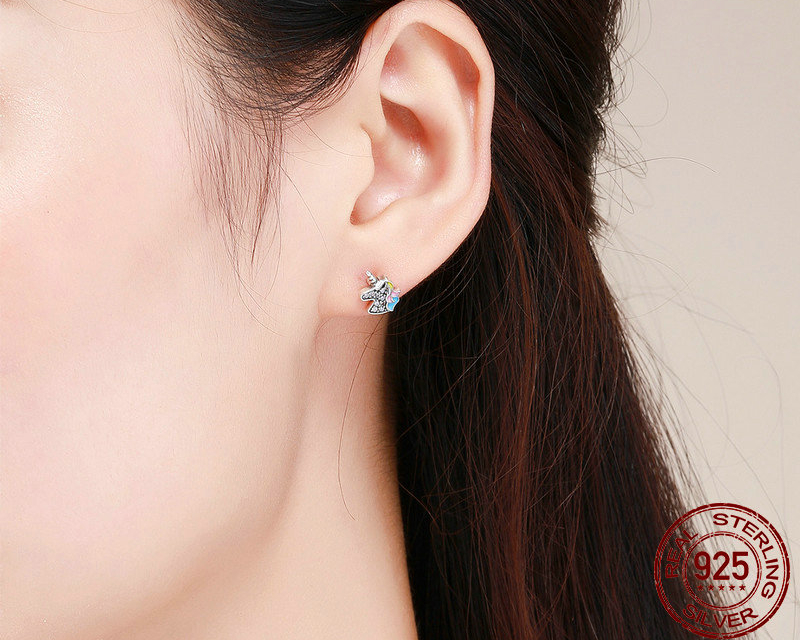 Unicorn Earrings Ladies Fashion Jewelry