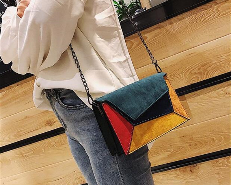 Crossbody Bags For Women Matte Patchwork