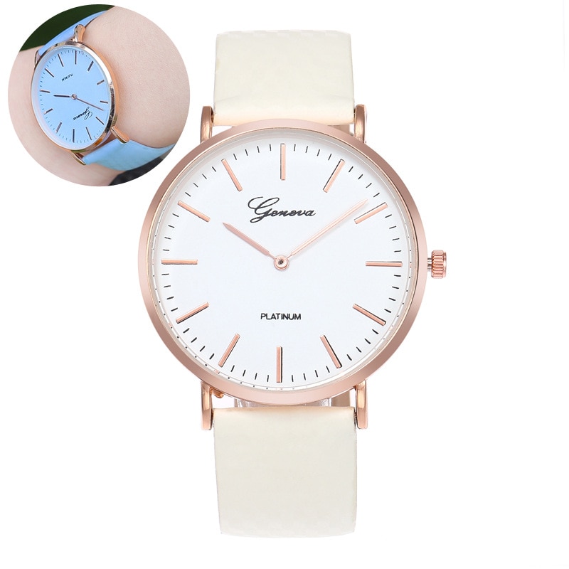 Ladies Watch Simple Analog Timepiece