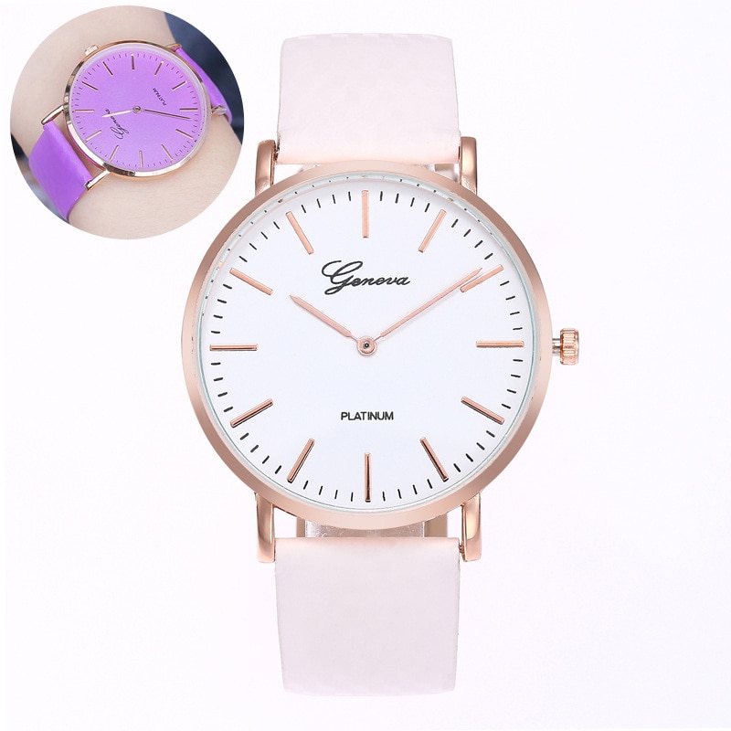 Ladies Watch Simple Analog Timepiece