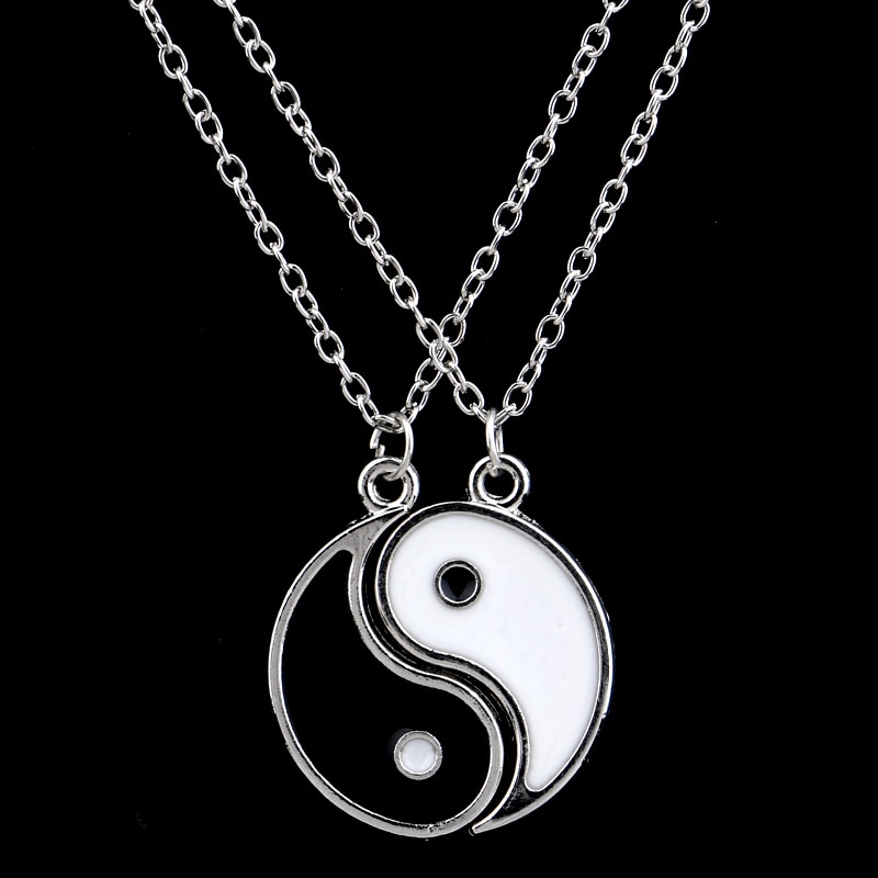 Yin Yang Necklace Couple Accessory