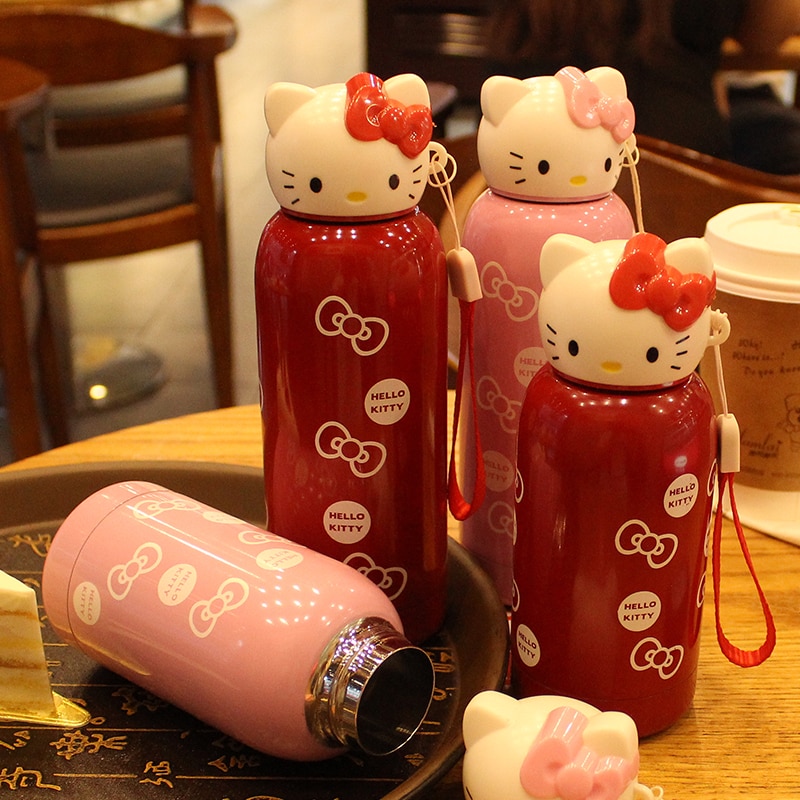 Mini Water Bottles Hello Kitty Drinkware