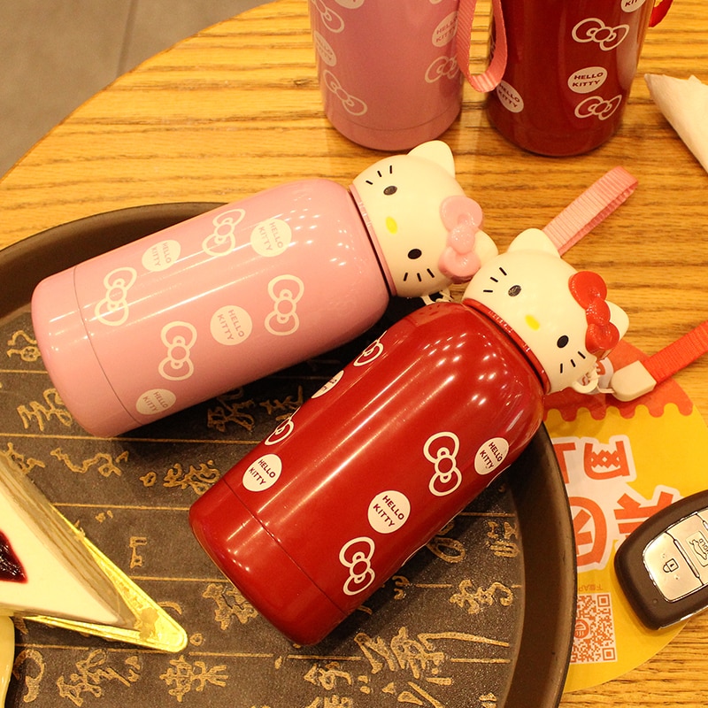 Mini Water Bottles Hello Kitty Drinkware