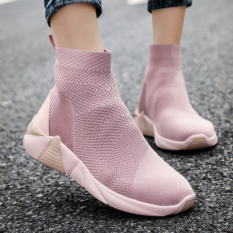 Ladies Boots Breathable Ankle Boots