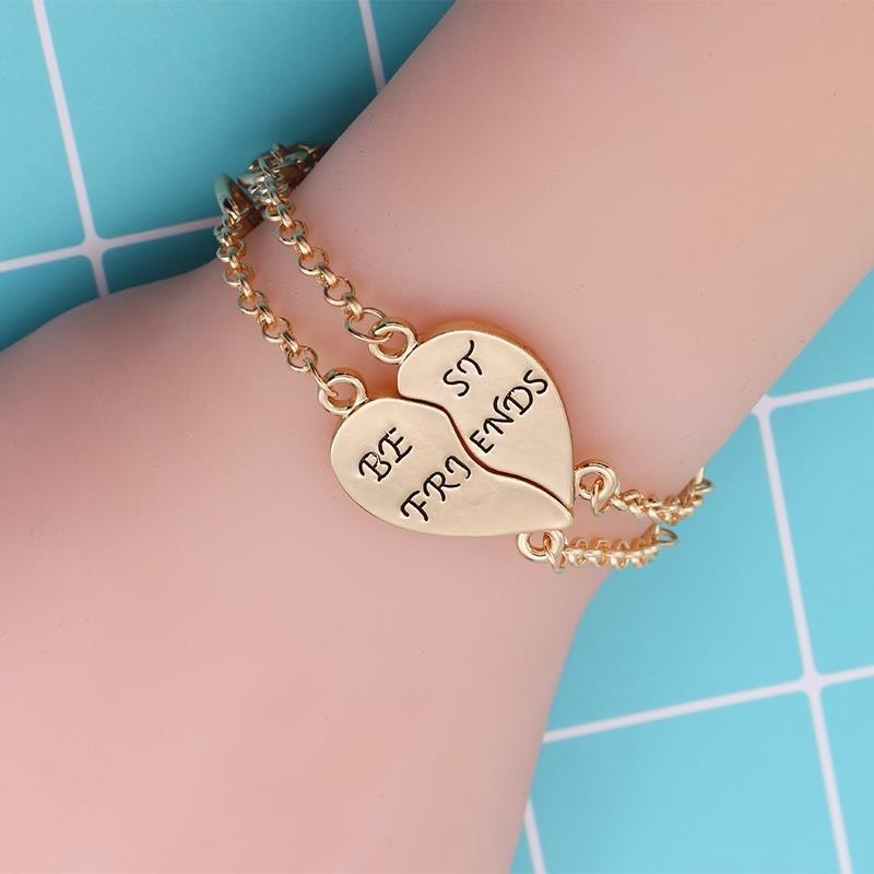 Best Friend Bracelets Puzzle Heart Jewelry