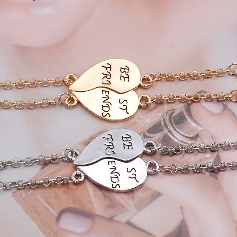 Best Friend Bracelets Puzzle Heart Jewelry